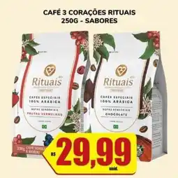 Costa Atacadão Café 3 corações rituais sabores oferta