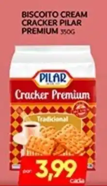 Novo Mix Biscoito cream cracker pilar premium oferta