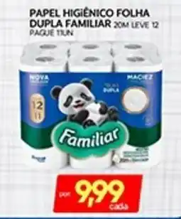 Novo Mix Papel higienico folha dupla familiar oferta