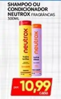Novo Mix Shampoo ou condicionador neutrox fragrancias oferta