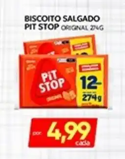 Novo Mix Biscoito salgado pit stop original oferta