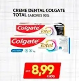 Novo Mix Creme dental colgate total sabores oferta