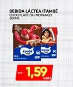 Novo Mix Bebida láctea itambé chocolate ou morango oferta