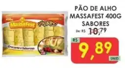 Fênix Supermercados Pão de alho massafest sabores oferta