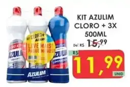 Fênix Supermercados Kit azulim cloro + 3x oferta