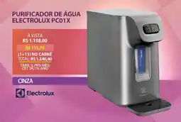 Lojas Cem Purificador de água electrolux pc01x oferta