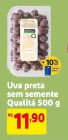 Mercado Extra Uva preta sem semente Qualitá oferta