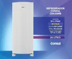 Lojas Cem Refrigerador consul cra30mb oferta