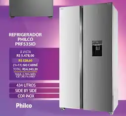 Lojas Cem Refrigerador philco PRF535ID oferta