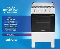 Lojas Cem Fogão itatiaia star clean new oferta