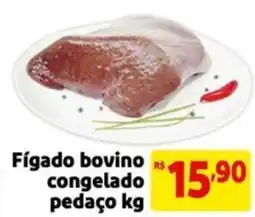 Mercado Extra Fígado bovino congelado pedaço oferta