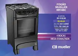 Lojas Cem Fogão mueller mf14bc oferta