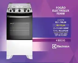 Lojas Cem Fogão electrolux fe4iw oferta