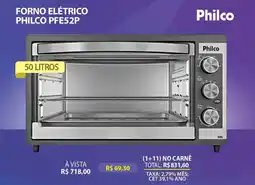 Lojas Cem Forno elétrico PHILCO PFE52P oferta
