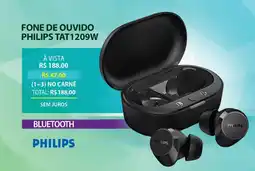Lojas Cem Fone de ouvido philips tat1209w oferta