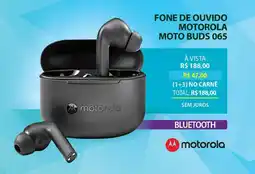 Lojas Cem Fone de ouvido motorola moto buds 065 oferta