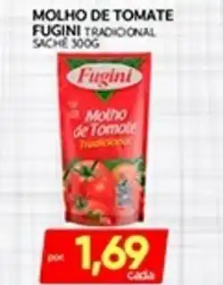 Novo Mix Molho de tomate fugini tradicional sache oferta