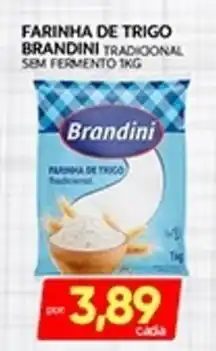 Novo Mix Farinha de trigo brandini tradioonal sem fermento oferta