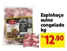 Mercado Extra Espinhaço suíno congelado oferta