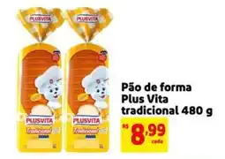 Mercado Extra Pão de forma Plus Vita tradicional oferta
