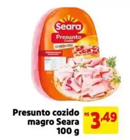 Mercado Extra Presunto cozido magro Seara oferta