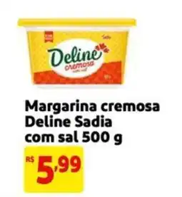 Mercado Extra Margarina cremosa Deline Sadia com sal oferta