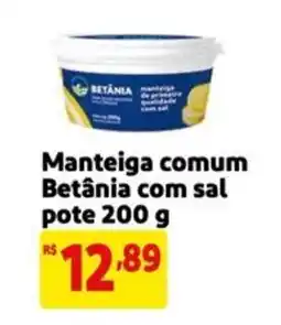 Mercado Extra Manteiga comum Betânia com sal pote oferta