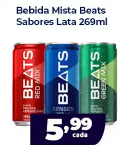 X Supermercados Bebida Mista Beats Sabores Lata oferta