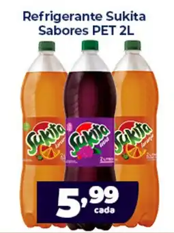 X Supermercados Refrigerante Sukita Sabores PET oferta