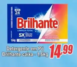 Serrano Supermercado Detergente em Pó Brilhante caixa - 1,6kg oferta