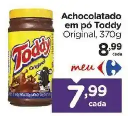 Carrefour Bairro Achocolatado em pó Toddy Original, oferta