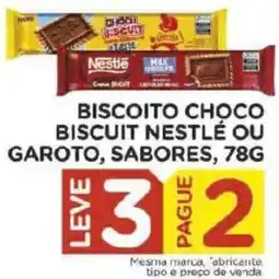Carrefour Bairro Biscoito choco biscuit nestlé ou garoto, sabores, oferta