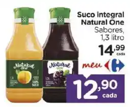 Carrefour Bairro Suco integral Natural One Sabores, oferta