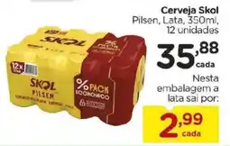 Carrefour Bairro Cerveja Skol Pilsen, Lata, oferta