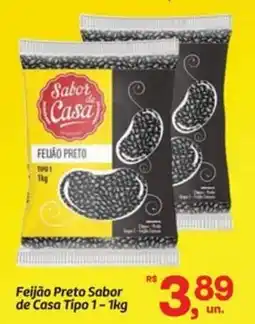 Fort Atacadista Feijão Preto Sabor de Casa Tipo 1 oferta