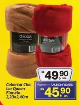 Fort Atacadista Cobertor Chic Lar Queen Flanela 2.20x2.40m oferta
