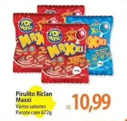 Atacadão Pirulito Riclan Maxxi Vários sabores Pacote oferta