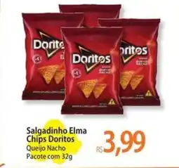 Atacadão Salgadinho Elma Chips Doritos Queijo Nacho Pacote oferta