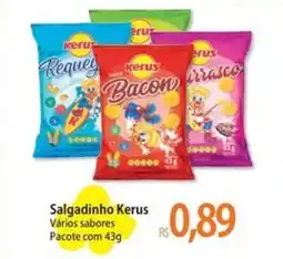Atacadão Salgadinho Kerus Vários sabores Pacote oferta