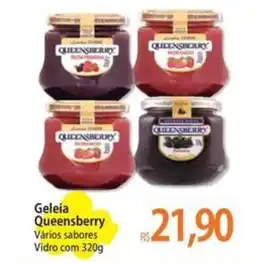 Atacadão Geleia Queensberry Vários sabores Vidro oferta