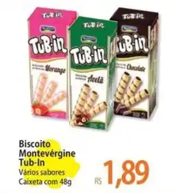 Atacadão Biscoito Montevérgine Tub-In oferta
