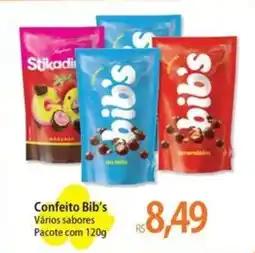Atacadão Confeito Bib's Vários sabores Pacote oferta