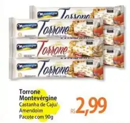 Atacadão Torrone Montevérgine Castanha de Caju/ Amendoim Pacote oferta