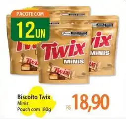 Atacadão Biscoito Twix Minis Pouch oferta