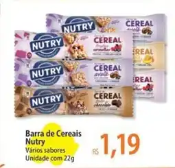 Atacadão Barra de Cereais Nutry Vários sabores Unidade oferta