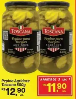 Fort Atacadista Pepino Agridoce Toscana oferta