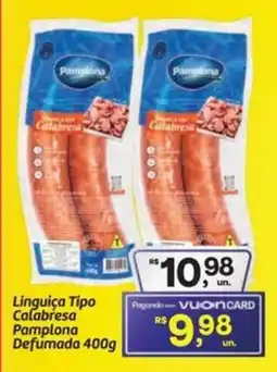 Fort Atacadista Linguiça Tipo Calabresa Pamplona Defumada oferta