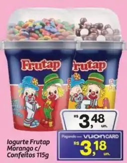 Fort Atacadista logurte Frutap Morango c/ Confeitos oferta