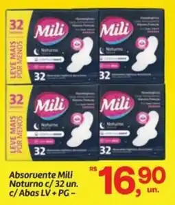 Fort Atacadista Absorvente Mili Noturno c/32 un. c/Abas oferta
