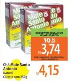 Atacadão Chá Mate Santo Antonio Natural Caixeta oferta
